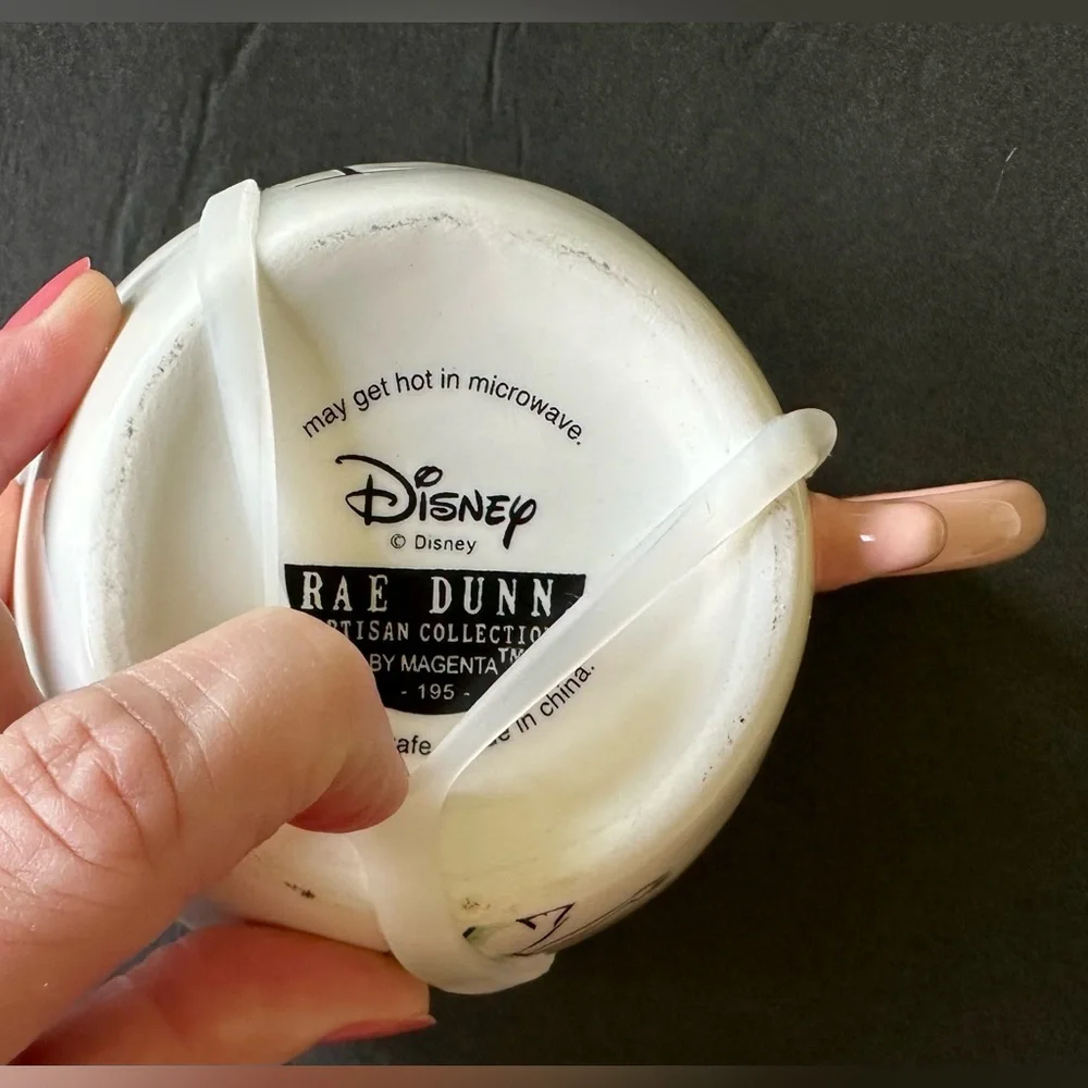 Rae Dunn Disney Tinkerbell Measuring Cups 4 Piece Set NEW Pink Handles